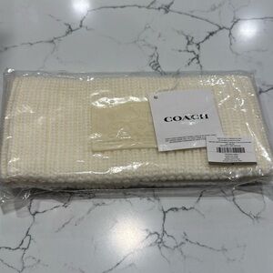 Coach knit winter headband